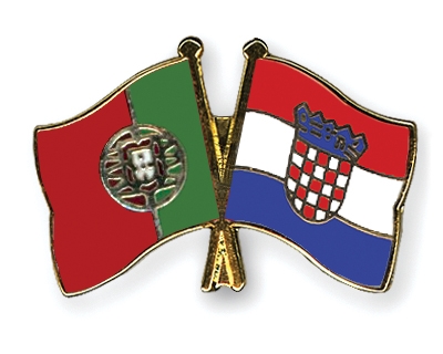 Fahnen Pins Portugal Kroatien