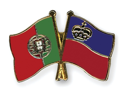 Fahnen Pins Portugal Liechtenstein