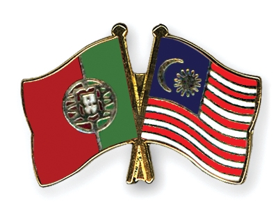 Fahnen Pins Portugal Malaysia