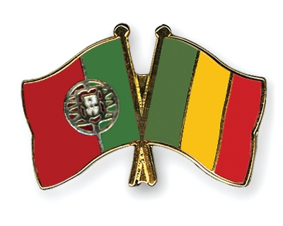 Fahnen Pins Portugal Mali