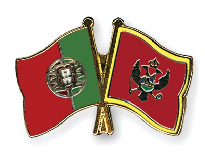 Fahnen Pins Portugal Montenegro