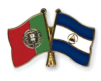 Fahnen Pins Portugal Nicaragua