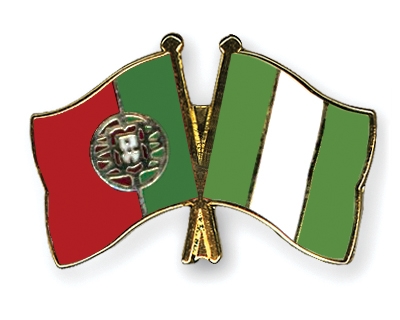 Fahnen Pins Portugal Nigeria