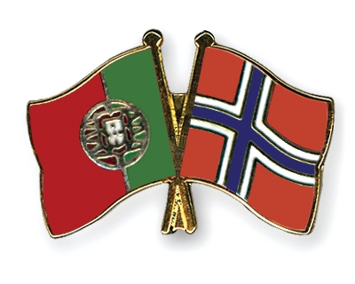 Fahnen Pins Portugal Norwegen