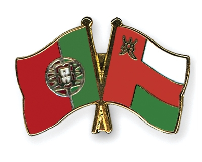 Fahnen Pins Portugal Oman