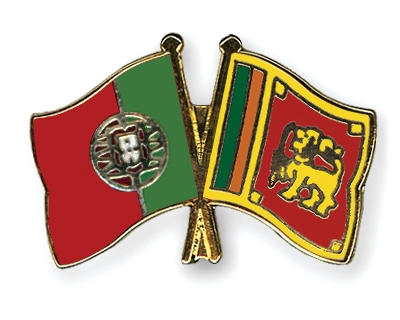 Fahnen Pins Portugal Sri-Lanka