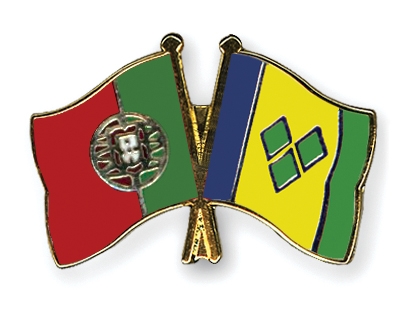 Fahnen Pins Portugal St-Vincent-und-die-Grenadinen