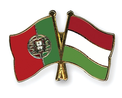 Fahnen Pins Portugal Ungarn