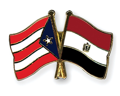 Fahnen Pins Puerto-Rico gypten