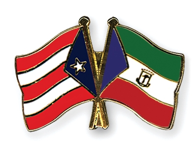 Fahnen Pins Puerto-Rico quatorialguinea