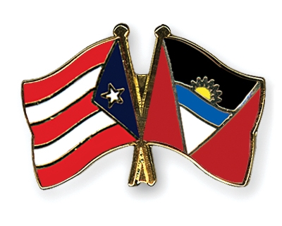 Fahnen Pins Puerto-Rico Antigua-und-Barbuda
