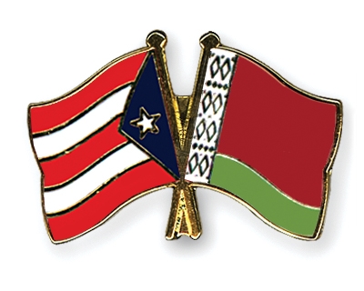 Fahnen Pins Puerto-Rico Belarus