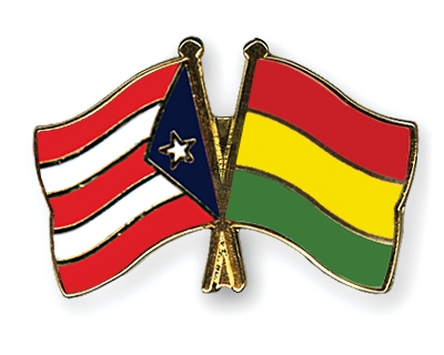 Fahnen Pins Puerto-Rico Bolivien