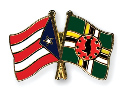 Fahnen Pins Puerto-Rico Dominica