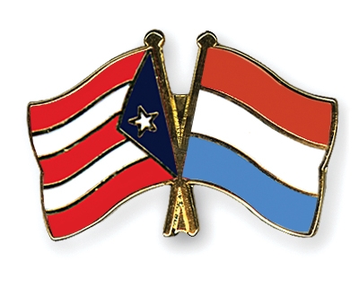 Fahnen Pins Puerto-Rico Luxemburg