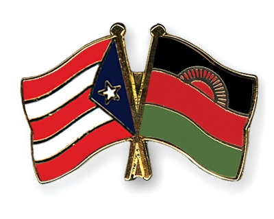 Fahnen Pins Puerto-Rico Malawi