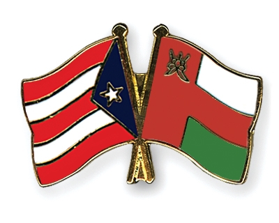 Fahnen Pins Puerto-Rico Oman