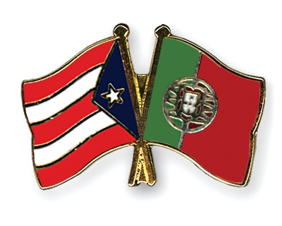 Fahnen Pins Puerto-Rico Portugal