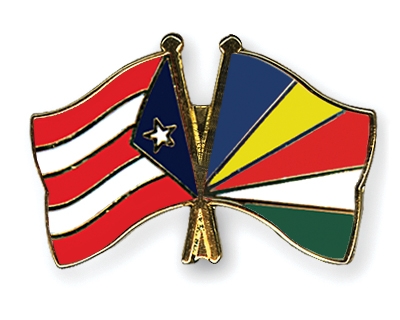 Fahnen Pins Puerto-Rico Seychellen