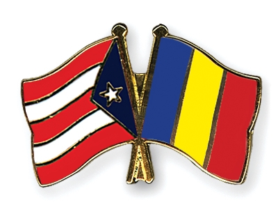 Fahnen Pins Puerto-Rico Tschad