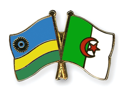 Fahnen Pins Ruanda Algerien