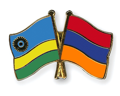 Fahnen Pins Ruanda Armenien