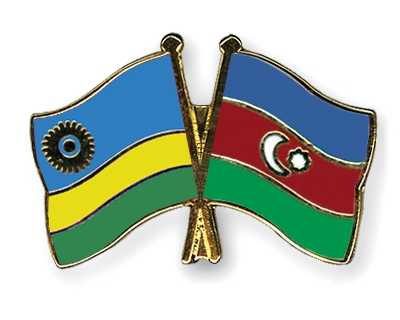 Fahnen Pins Ruanda Aserbaidschan