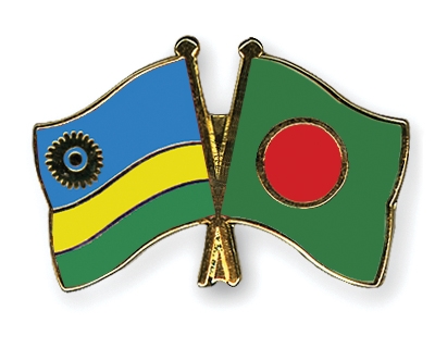 Fahnen Pins Ruanda Bangladesch