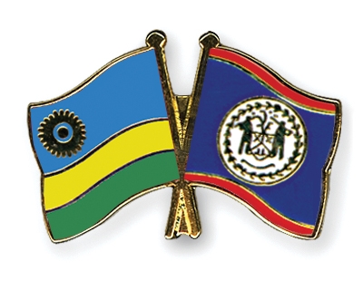 Fahnen Pins Ruanda Belize