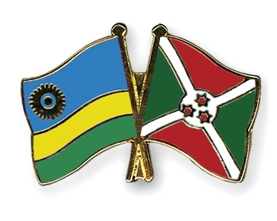 Fahnen Pins Ruanda Burundi