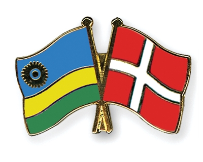 Fahnen Pins Ruanda Dnemark