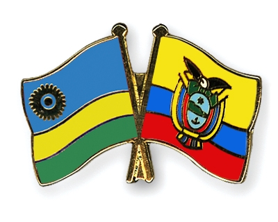 Fahnen Pins Ruanda Ecuador