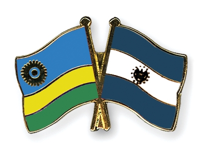 Fahnen Pins Ruanda El-Salvador