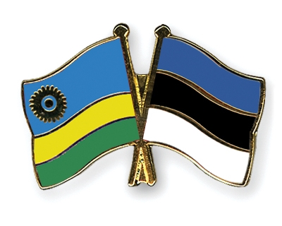 Fahnen Pins Ruanda Estland