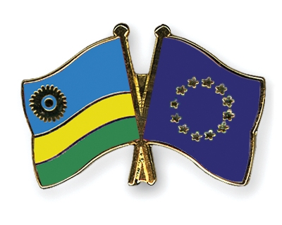 Fahnen Pins Ruanda Europa