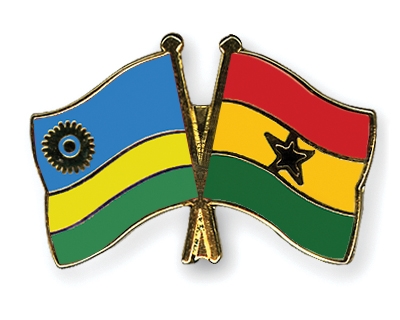 Fahnen Pins Ruanda Ghana