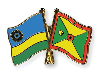 Fahnen Pins Ruanda Grenada