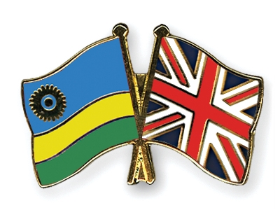 Fahnen Pins Ruanda Grossbritannien