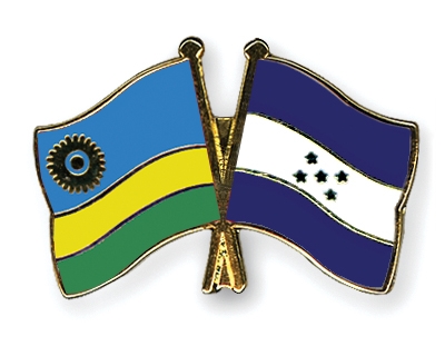 Fahnen Pins Ruanda Honduras