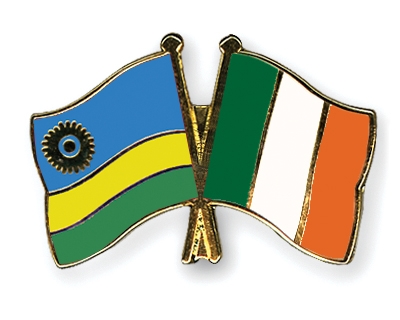 Fahnen Pins Ruanda Irland