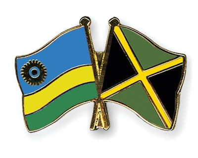 Fahnen Pins Ruanda Jamaika