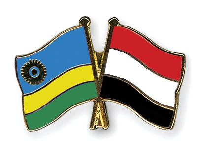 Fahnen Pins Ruanda Jemen