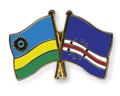 Fahnen Pins Ruanda Kap-Verde