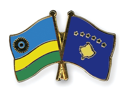 Fahnen Pins Ruanda Kosovo