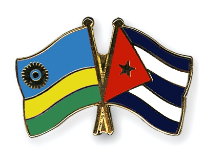 Fahnen Pins Ruanda Kuba