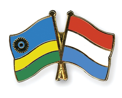Fahnen Pins Ruanda Luxemburg