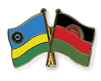 Fahnen Pins Ruanda Malawi