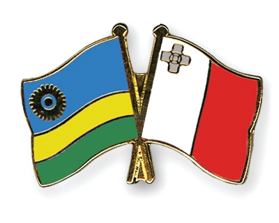 Fahnen Pins Ruanda Malta