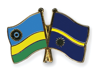 Fahnen Pins Ruanda Nauru