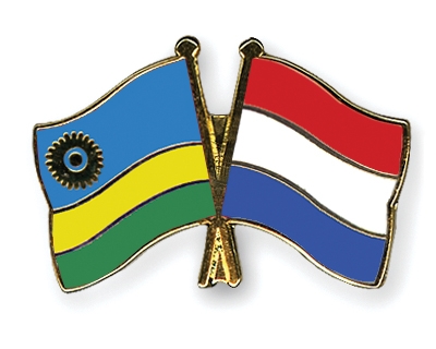 Fahnen Pins Ruanda Niederlande
